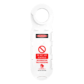 Round Base Scaffolding Tag Holder