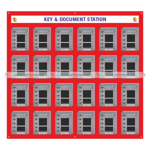 wall mounted station for steel safety box