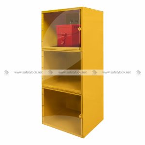 clear lockout cabinet for 3 group lock box