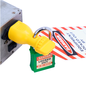 Computer Power Cord Lockout