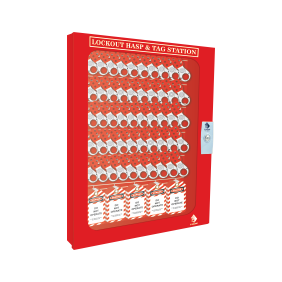 Hasp and Tag Cabinet