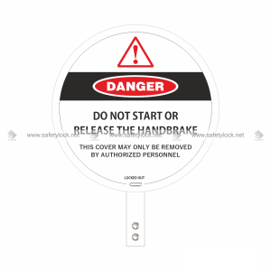 <b>Steering Wheel</b> Lockout Cover <b>with Locking Tail - Model B</b>