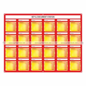 wall mounting station for ABS Polycarbonate group lock box