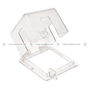 90 degree electrical panel lockout device square box hinged type