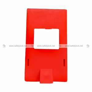 cleat for small clamp on breaker lockout hinged type