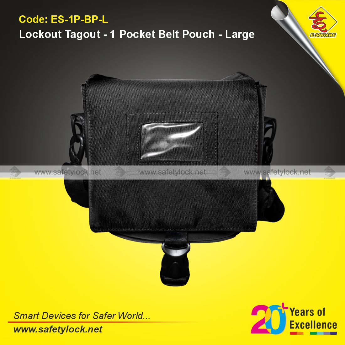 E-Square belt lockout tagout pouch supplier