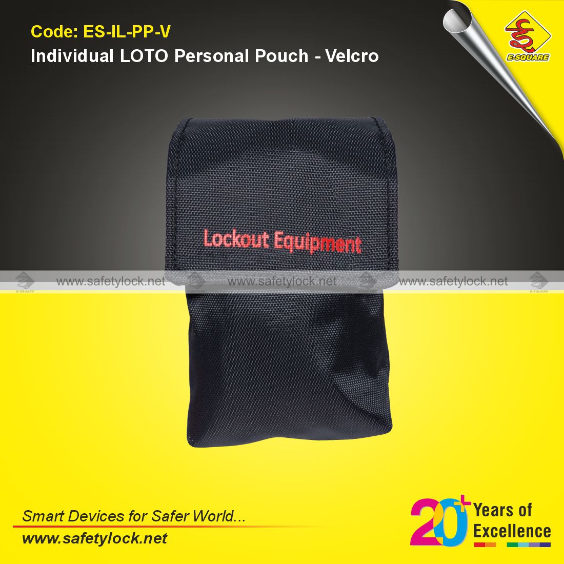 E-Square individual LOTO personal pouch