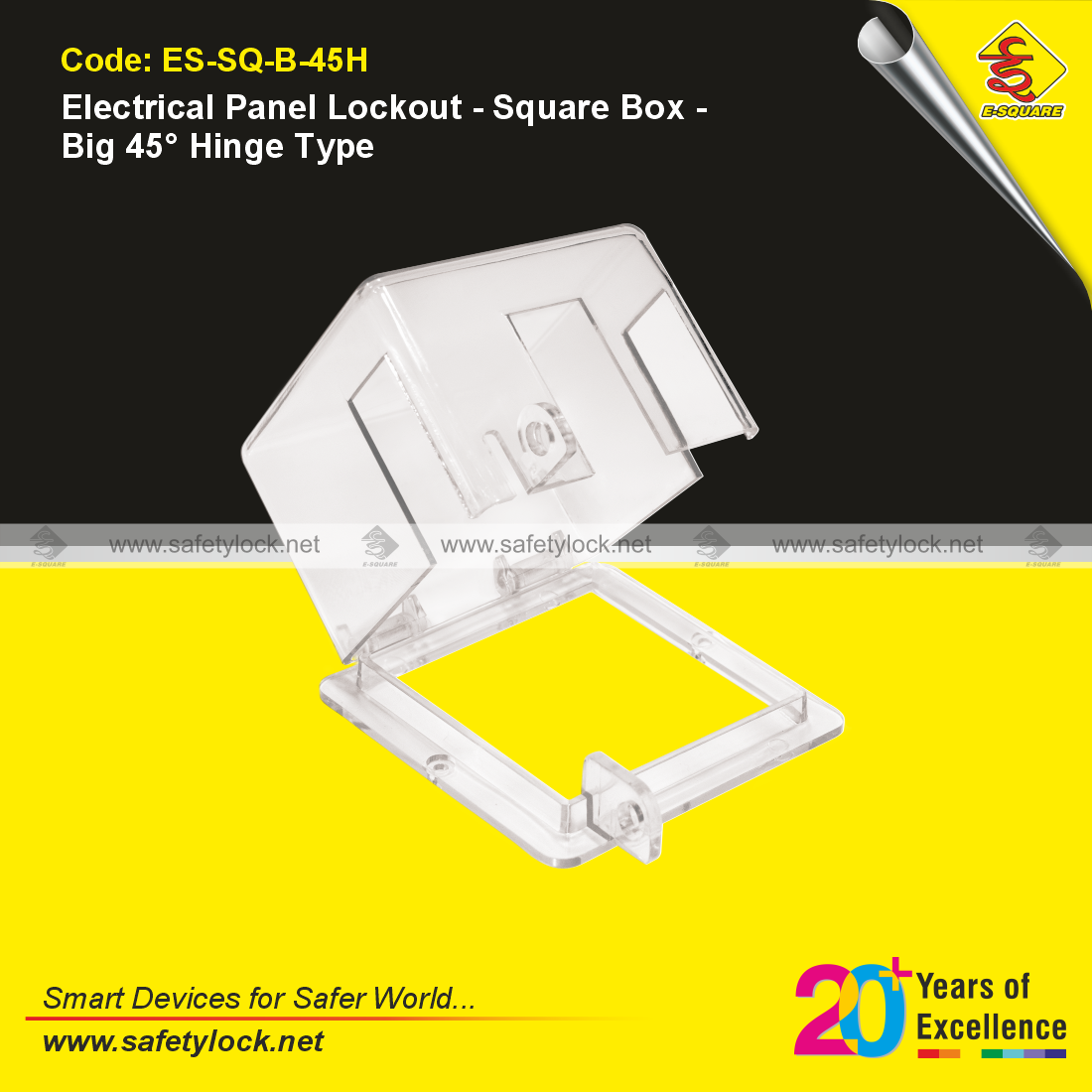 electrical panel lockout square box hinged type supplier