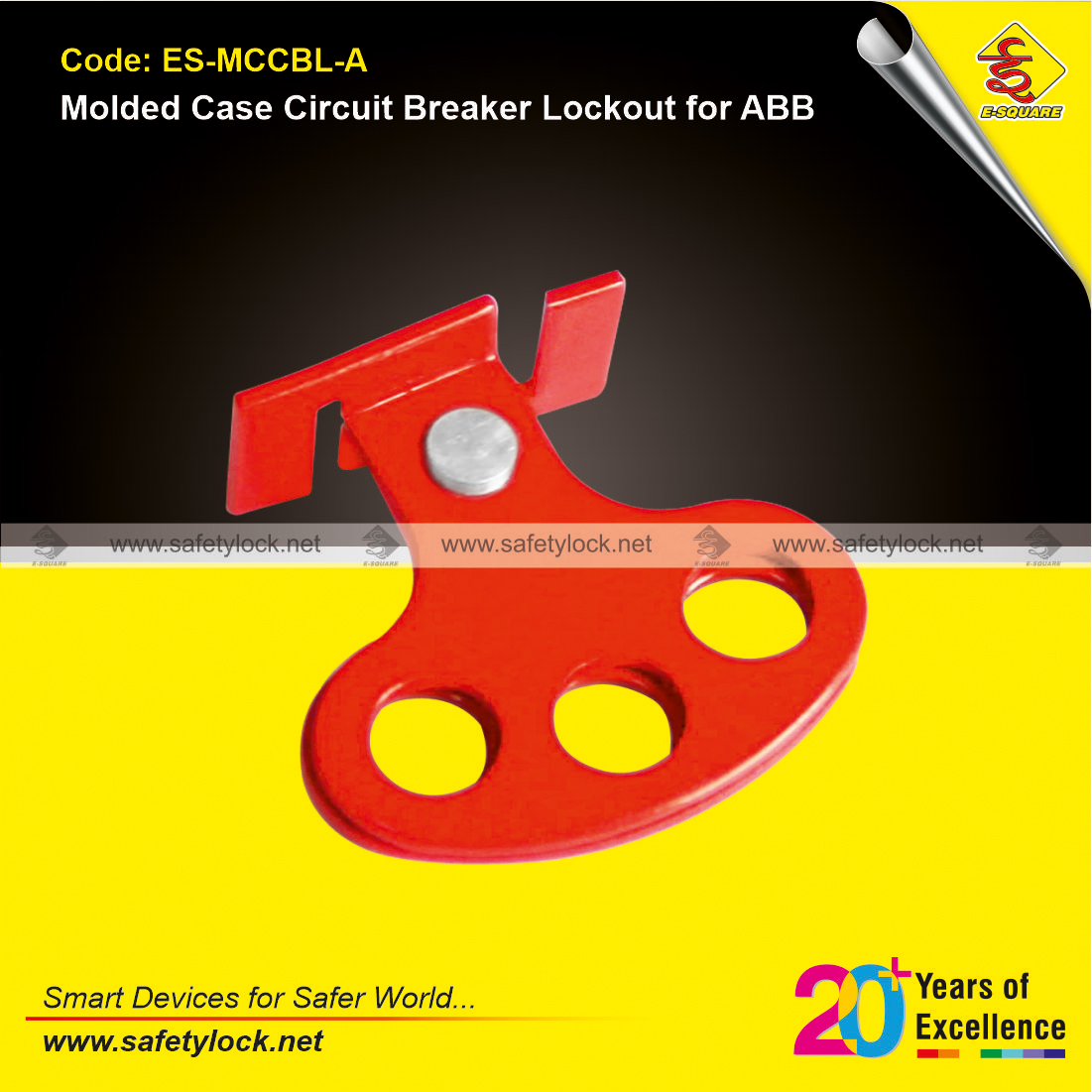 molded case circuit breaker lockout device for ABB