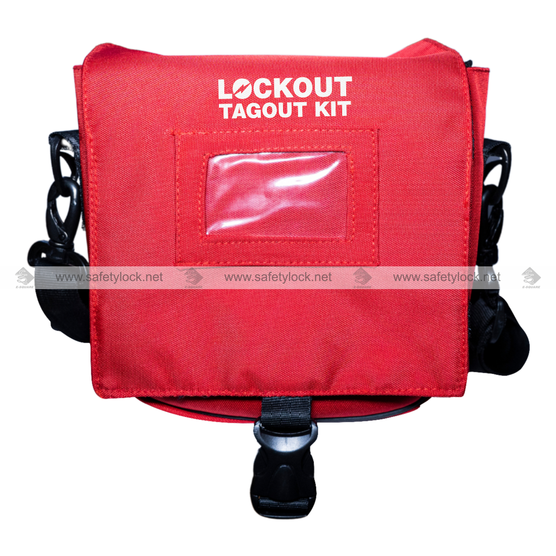 red color lockout belt pouch large