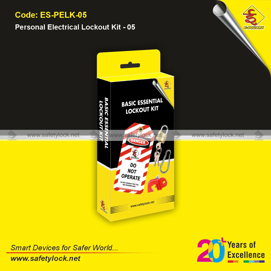 personal electrical LOTO kit in a box