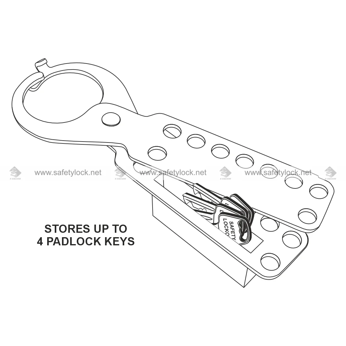 store keys in lockout hasp