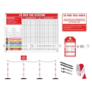 5S Comprehensive Red Tag Station Kit