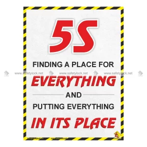 5s Poster - 5s Finding a Place for Everything