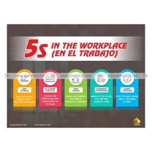 5s Poster - 5s Lean Workplace in Spanish Language
