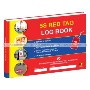 5S Red Tag Log Book / Register