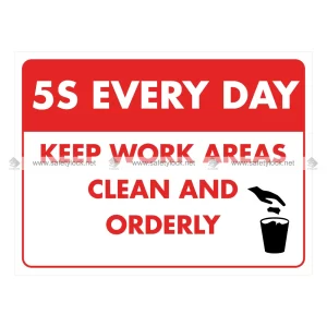 5s Wall Sign - 5s Everyday