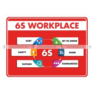 5s Wall Sign - 6s Workplace