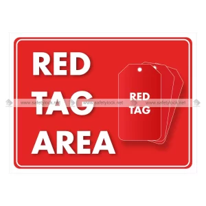5s Wall Sign - Red Tag Area
