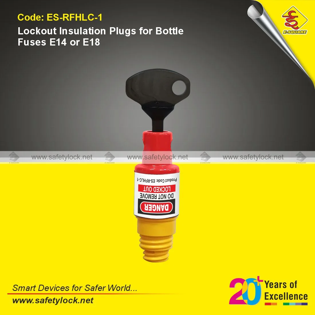 bottle fuse E14 and E18 thread lockout tagout