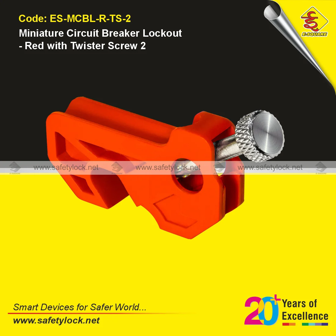 MCB lockout device red