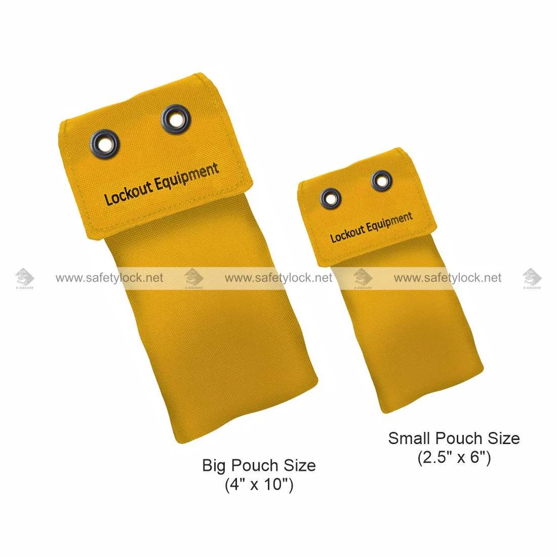 pouch with energy secure lockout device