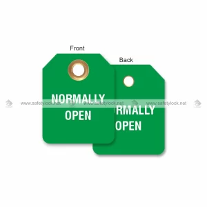 2-sided micro tag normally open tag with grommet