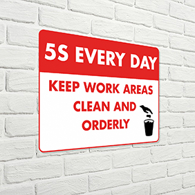 5s Wall Signs