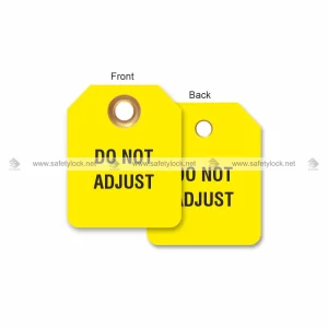 do not adjust 2-sided micro tag with eyelet