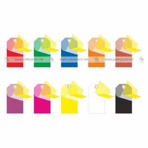 liner protective blank lockout tags top sides cut