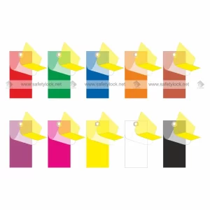 self-laminating liner protective blank lockout tags