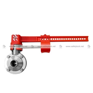 stainless steel butterfly valve with pull handle adjustable lockout