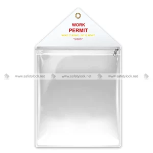 permit holder with top zip lock