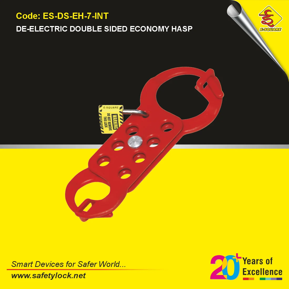 E-Square nylon double sided economy hasp