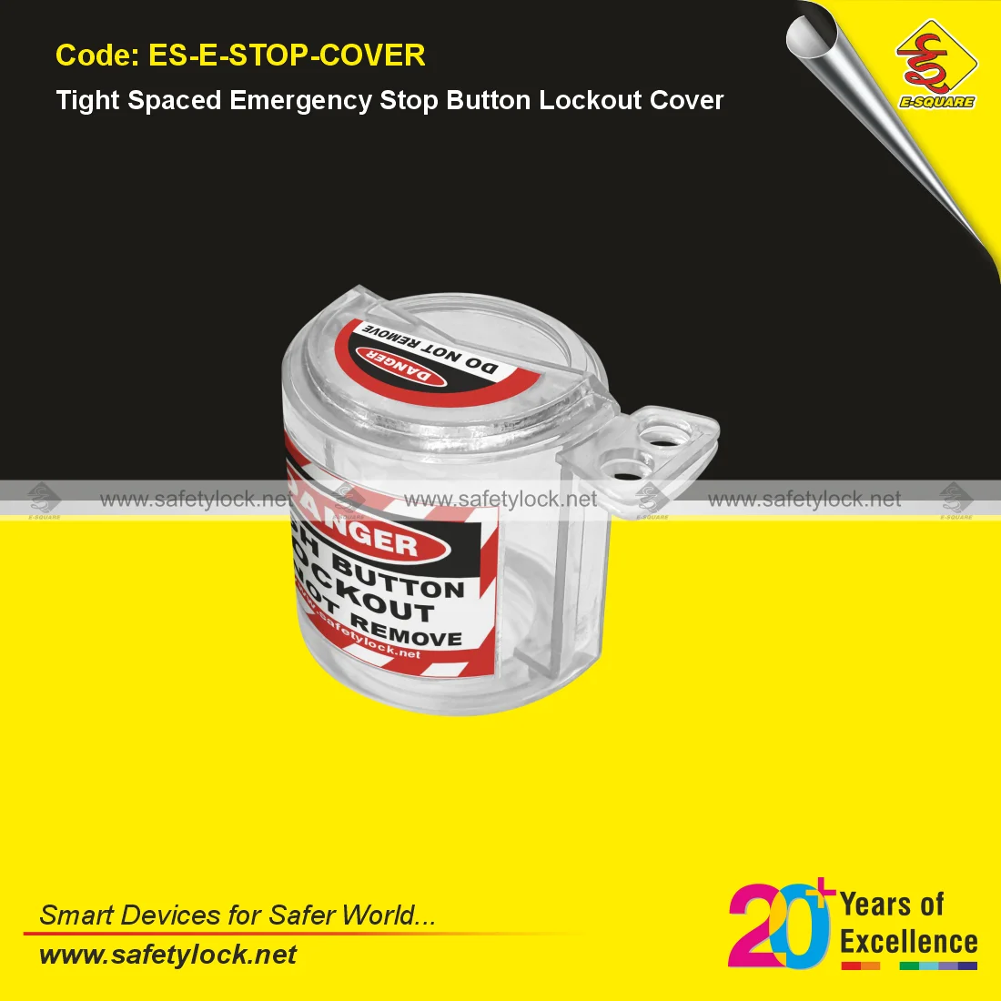 emergency stop button lockout cover