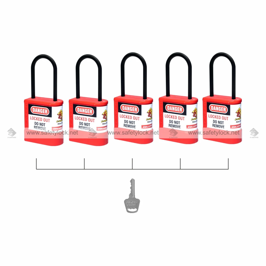series 4 PLSp di-electric lockout padlock with nylon shackle