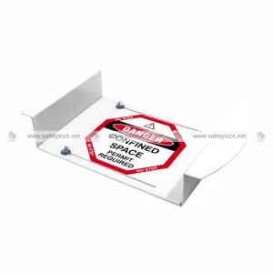 confined space manhole sign steel