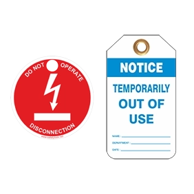 Customised LOTO Tags