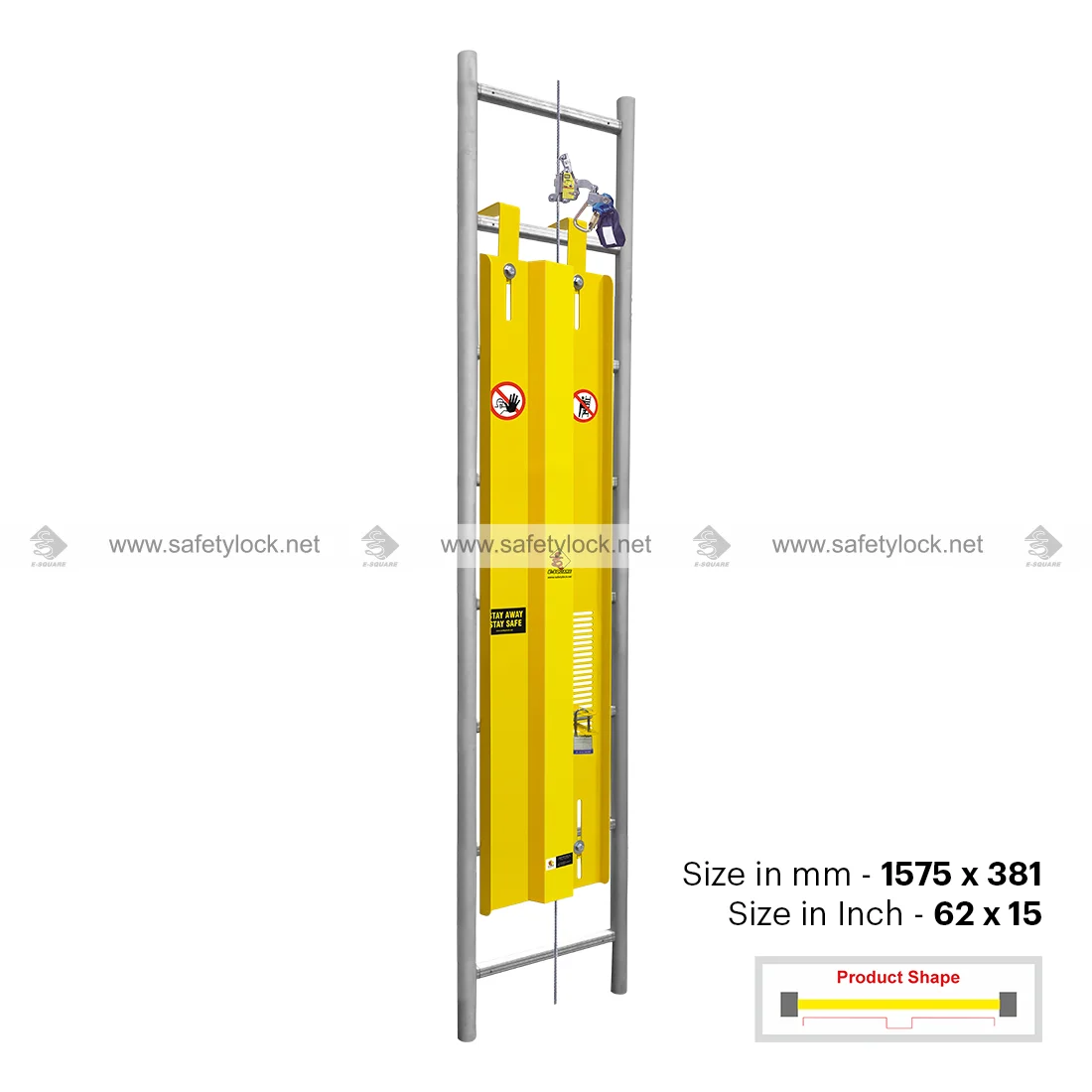 ladder lockout standard with hump