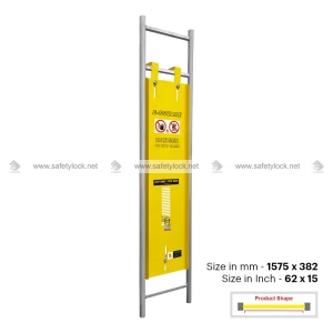 metallic ladder lockout