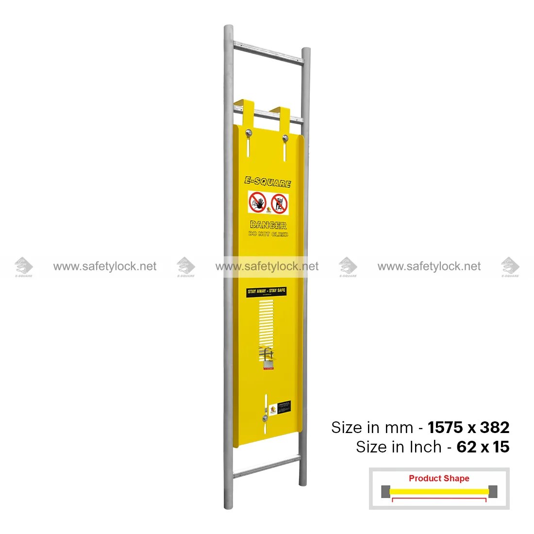 metallic ladder lockout