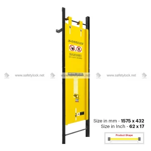 steel ladder lockout angular