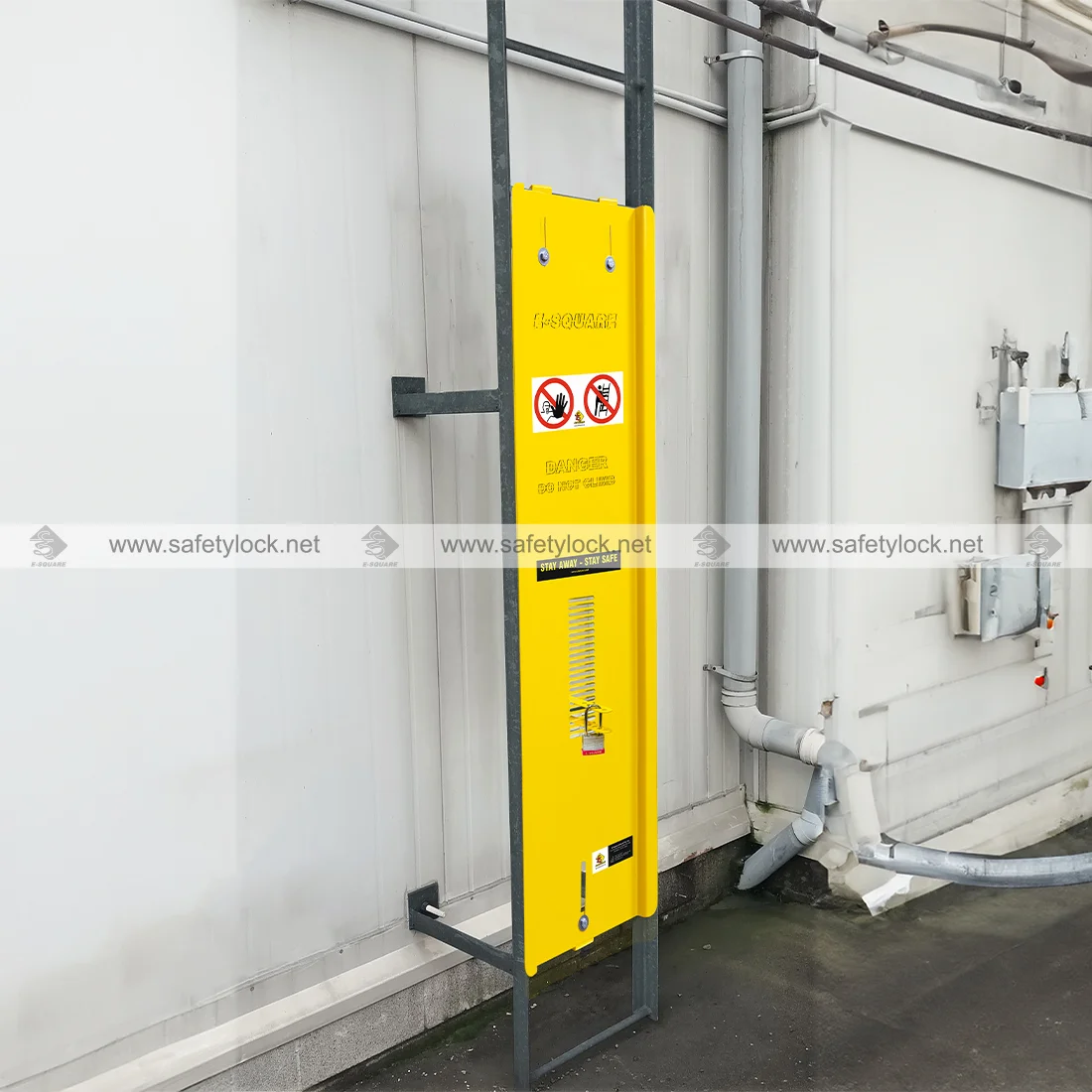 steel ladder lockout angular application