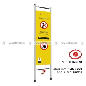 top mounted flexible ladder lockout